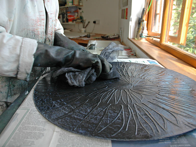 Collagraph Printing 04