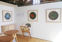  The display of new members' work at Makers Guild In Wales, Craft in the Bay, Cardiff.